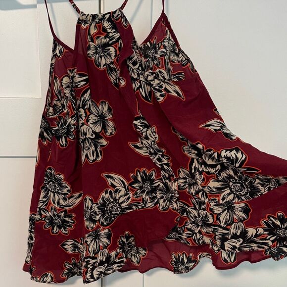 Anthropologie Maeve 100% Silk Floral - Picture 5 of 5